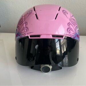 TROXEL SPIRIT Pink and Black Helmet with Visor S